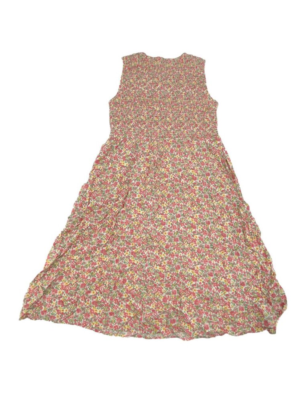 Nautica Jeans | Women's Summer Dress | Floral Pattern | Pink & Green | Size XL